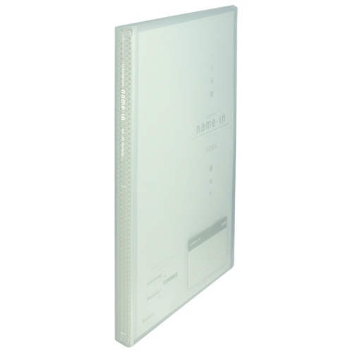 クリアーブックネームイン　Ａ４Ｓ　４０Ｐクリヤー