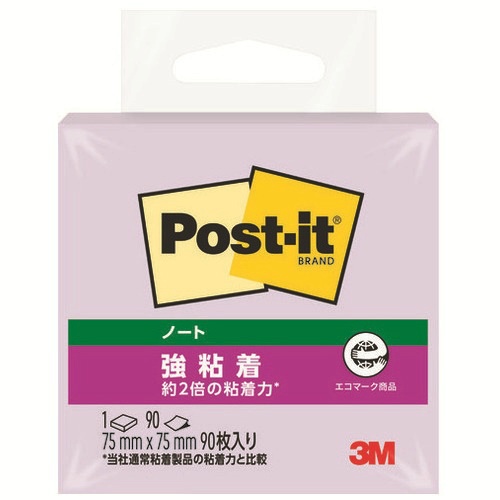 ポストイット強粘着７５×７５ｍｍ　６５４ＳＳ－ＯＦ　薄紫