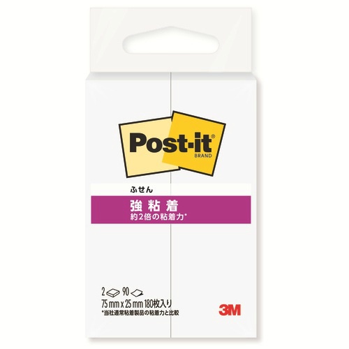 ポストイット強粘着７５×２５ｍｍ　５００ＳＳ－Ｗ　ホワイト