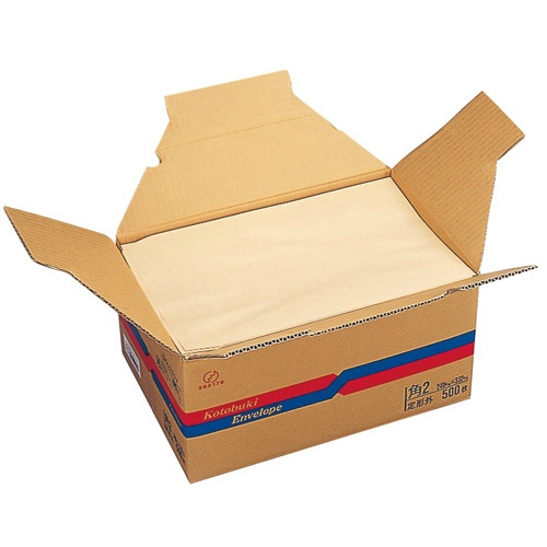 ＦＳＣクラフト封筒業務用パック　角２　００５８３　５００枚