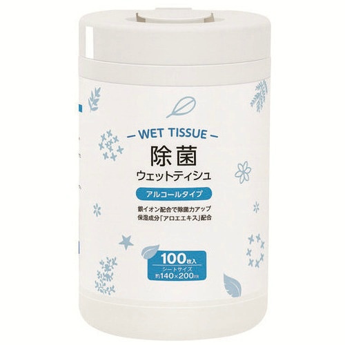 除菌ウェット　アルコール　本体　１００枚