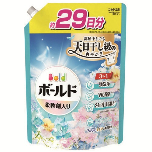 ボールドジェル　フレッシュフラワーサボン　詰替　６９０ｇ