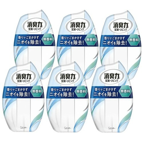 お部屋の消臭力　４００ｍｌ　無香料　６個