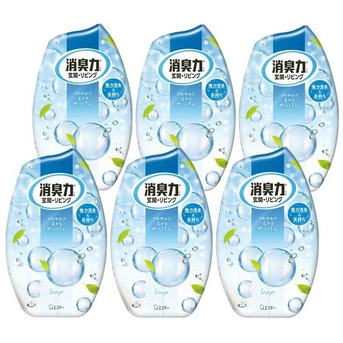 お部屋の消臭力　４００ｍｌ　せっけん　６個