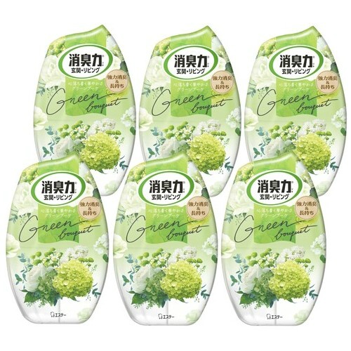 お部屋の消臭力　４００ｍｌ　グリーンブーケ　６個