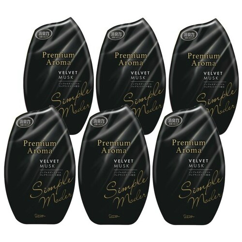 お部屋の消臭力ＰｒｅｍｉｕｍＡｒｏｍａベルベットムスク　６個