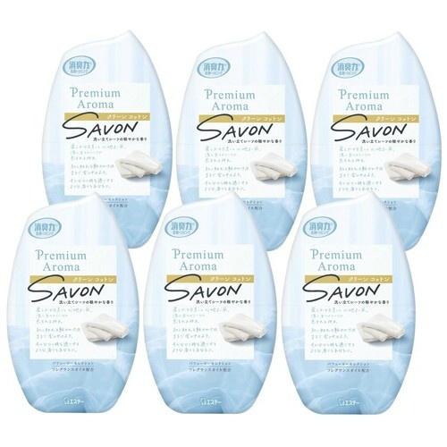 お部屋の消臭力ＰｒｅｍｉｕｍＡｒｏｍａクリーンコットン　６個