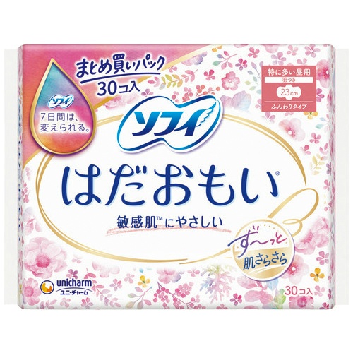 ソフィ　はだおもい　特に多い昼用　羽つき　３０枚