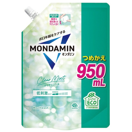 モンダミン　クリアミント　つめかえ　９５０ｍＬ