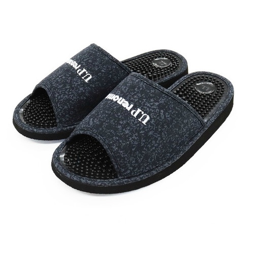 ＵＰレノマヘルシー健康スリッパ　ＬＬ　ブラック