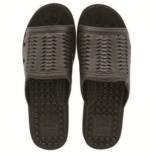 成形サンダル紳士用　ブラック　２６ｃｍ