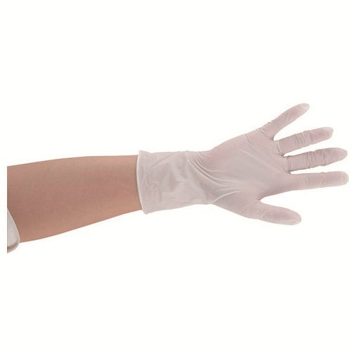 クリーンニトリル手袋　Ｓ　ホワイト　１００枚