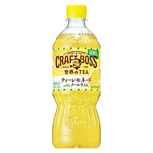 クラフトボス　ティーレモネード　６００ｍＬ　２４本※