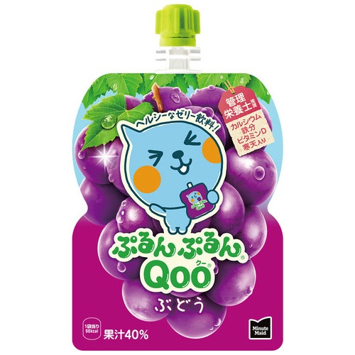 ぷるんぷるんＱｏｏ　ぶどう　１２５ｇ　６個※