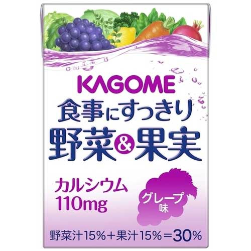 食事にすっきり野菜果実Ｃａグレープ　１本※