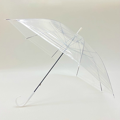 ビニール傘透明　５０ｃｍ　６本