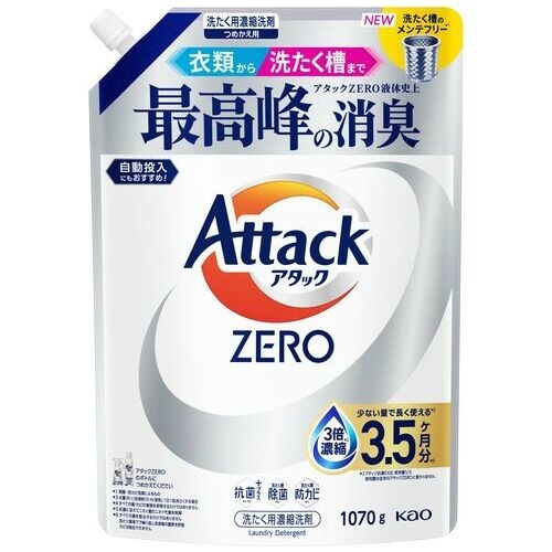 アタックＺＥＲＯ　つめかえ用　１０７０ｇ