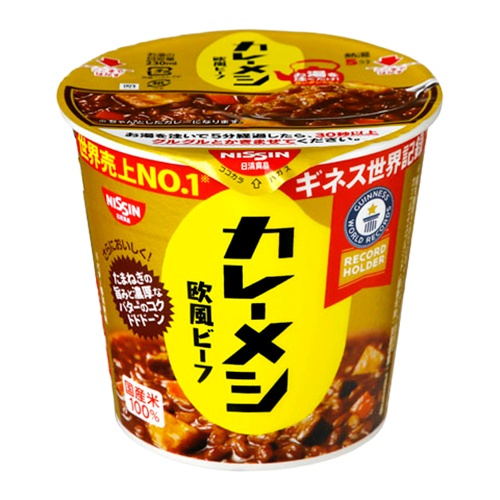 日清カレーメシ　欧風ビーフ６食入※