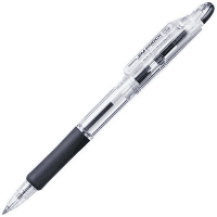 油性ボールペン　ジムノックＫＲＢ－１００－ＢＫ　黒　１０本入