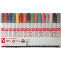 油性ペン　マジックインキ細書　Ｍ５００Ｃ－１６　１６色セット
