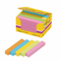 ポストイット強粘着エコ７５ｍｍ×１４ｍｍ　ネオン・混色