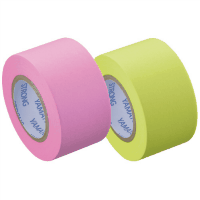 メモックロール詰替　強粘着　幅２５ｍｍ　ローズ・レモン　２巻