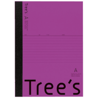Ｔｒｅｅ’ｓ　Ｂ５　Ａ罫　３０枚　パープル
