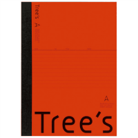 Ｔｒｅｅ’ｓ　Ｂ５　Ａ罫　３０枚　レッド