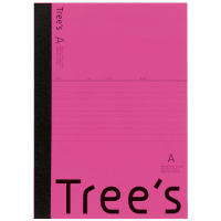 Ｔｒｅｅ’ｓ　Ｂ５　Ａ罫　３０枚　ピンク　１０冊