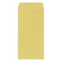 地紋入クラフト封筒　長３　１００枚テープ付