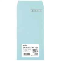長３アメリカン４０カラー　ブルー（９０）　１００枚