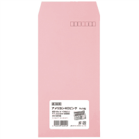 長３アメリカン４０カラー　ピンク（９０）　１００枚