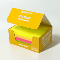 強粘着ふせんビビッド７５＊２５　Ｐ６１２Ｊ－Ｖ－２０