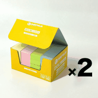 強粘着ふせんパステル７５＊２５　Ｐ６１２Ｊ－Ｐ－４０