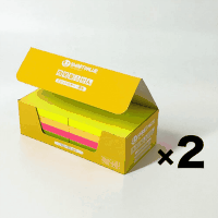 強粘着ふせんビビッド７５＊７５　Ｐ６１０Ｊ－Ｖ－２０