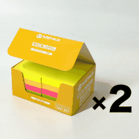 強粘着ふせんビビッド７５＊５０　Ｐ６１１Ｊ－Ｖ－２０