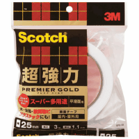 スコッチ超強力両面テープ　２５ｍｍ×３ｍ　ＳＰＳ－２５