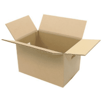 Ｗフルートダンボール箱　穴付　大　Ｂ２４２Ｊ－Ｌ　１０枚