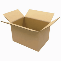 Ｗフルートダンボール箱　穴なし特大　Ｂ２４１Ｊ－３Ｌ　１０枚