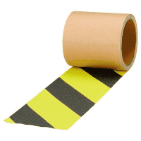 蛍光ノンスリップ　Ｎ００６２－１００　１００ｍｍ×３ｍ　黄黒