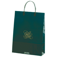 ゴールドバッグ手提袋　Ｍ　ＮＯ．０２５　緑