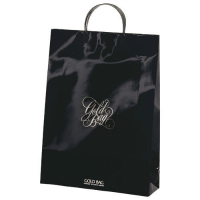 ゴールドバッグ手提袋　Ｌ　ＮＯ．０４５　紺