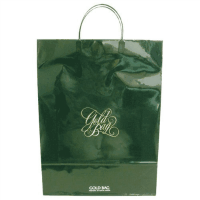 ゴールドバッグ手提袋　Ｌ　ＮＯ．０４５　緑