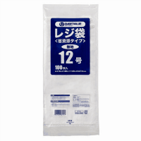 レジ袋＜省資源タイプ＞Ｎｏ．１２　１００枚　Ｂ７１２Ｊ