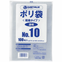 ポリ袋　１０号　３１０Ｊ　１０００枚