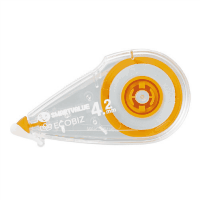 修正テープ　幅４．２ｍｍ×長８ｍ　Ｈ０７０Ｊ　イエロー　４個