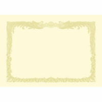 ＯＡ賞状用紙　１０－１１５７　Ｂ５　縦書　１００枚　クリーム