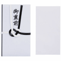 御霊前金封　黒白７本　１５枚　Ｎ０３９