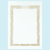 ＯＡ金箔賞状　ＳＧＡ４Ｙ　Ａ４横書　５枚