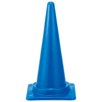 三角コーン　青　Ｎ１６３Ｊ－Ｂ